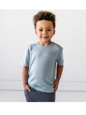 NWT Little Sleepies Stormy Short Sleeve Pocket Tee 3T